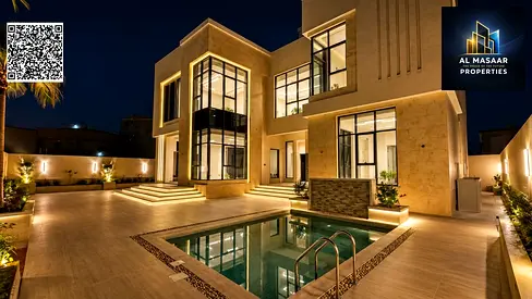 An exceptional residential and investment opportunity** | A luxurious villa in Al Yasmeen, Ajman – 2 floors plus a roof terrace; 6 master bedrooms, a