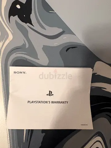 PlayStation 5 warranty booklet (original manual)