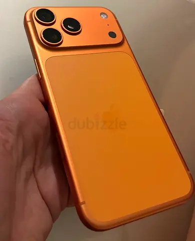 Apple iPhone in Orange Metallic Finish
