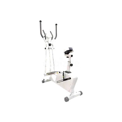 White Elliptical Exercise Bike