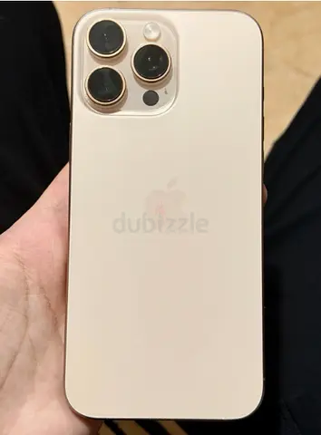 iPhone 16 pro max desert titanium 256gb with original box, battery health 98% & UAE Version TDRA