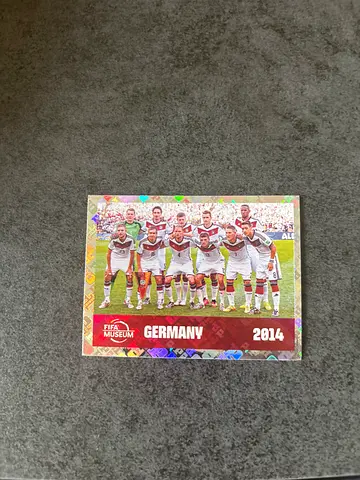 2014 FIFA World Cup Germany Team Collectible Sticker/Card