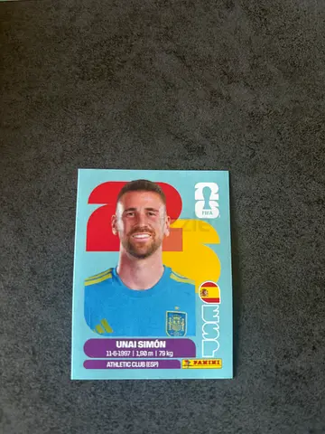 Panini World Cup 2026 Sticker Card - Unai Simon