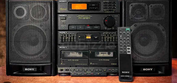 Sony FH-616R Hi-Fi Vintage Music System-Original Remote, Speakers