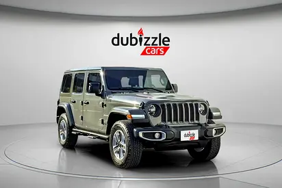 AED 2128/month | 2023 Jeep Wrangler Unlimited Sahara | GCC Specs | Ref#521442