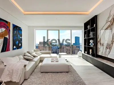 Fully Upgraded 2BR + Maid | Furnished | High Floor | JBR