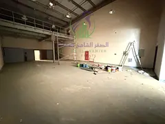 3,500 sqft warehouse for rent in Ind Area 5 Sharjah with 35% mezzanine. 25 kW power, office, kitchen