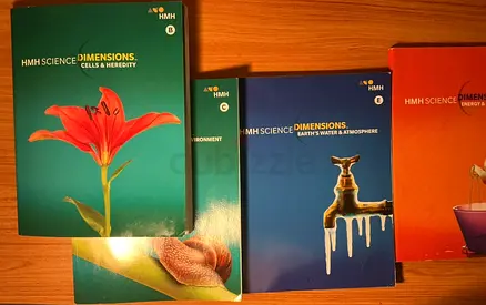 HMH science educational books (for all)