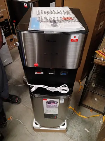 Toshiba Water Dispenser Bottom Load Stailness Steel and Black 1 Year Warranty