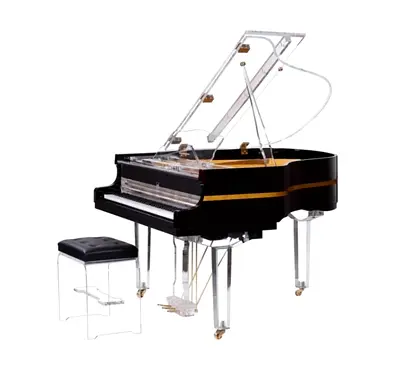 Heinrich HGP-152A Crystal Grand Piano – Black | Self-Playing | Brand New