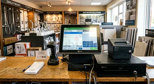 Complete POS Terminal with Touchscreen, Receipt Printer and Cash Drawer - Ready to Use