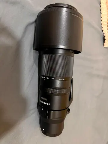 Nikon z 180-600 lens in excellent condition