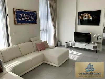 One of the most luxurious apartments in Al Jaddaf 3 and from the most prestigious towers, a very special apartment in terms of furniture, finishes, an