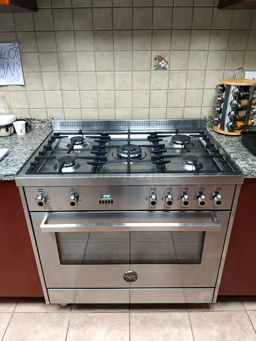 Beartzzoni cooker top gas oven electric range with fan last model 90/60 cm