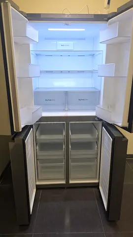 Lg Underwarrenty Modern Four Door  Refrigerator freezer same like new