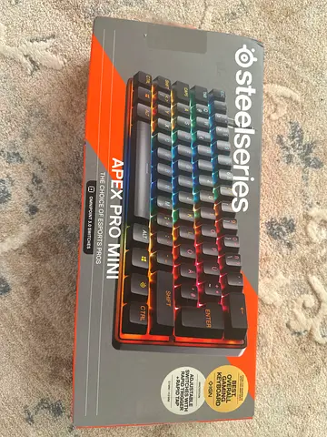 SteelSeries Apex Pro Mini mechanical gaming keyboard - boxed