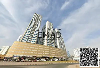 Ajman Pearl Towers | 2 Bed Hall | Parking| Open View | Garden View | Closed Kitchen
