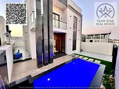 Beautiful Villa for Rent in Al Zahya – 4 Bedrooms – Private Swimming Pool – Central AC