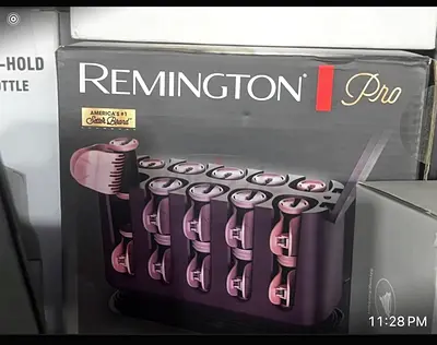 Remington Pro ThermalLuxe Heated Hair Rollers Setter – 20 Rollers with Dual Heated Clips