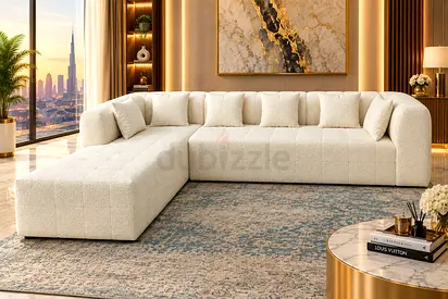 Contemporary L-Shape Sofa
Modern contemporary sofa with a clean, elegant design and comfortable deep