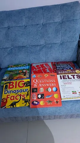 Set of educational children's books including Big Dinosaur Facts and general knowledge titles