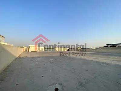 31,000 Sq Ft Open Yard for Rent | Industrial Area 13 | Paved Road | Near Sheikh Mohammed Bin Zayed Road