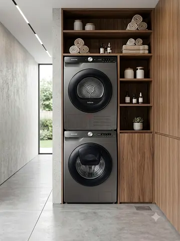 Samsung 9kg Washer & Dryer Set – Separate Units, Latest Model, WiFi, Grey