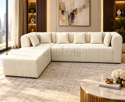 Elegant Luxury Corner Sofa
Elegant luxury corner sofa designed with premium upholstery, comfortable