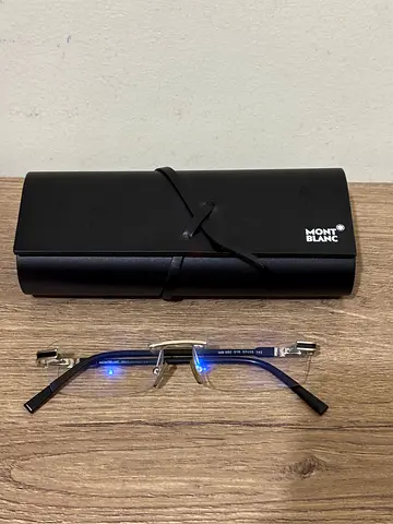 Montblanc Rimless Eyeglass Frames with Original Case