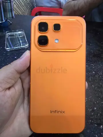 Infinix note 60pro smartphone - orange, good working condition
