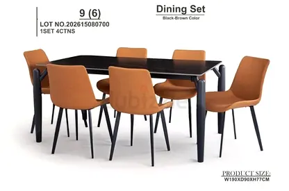 Stylish new dining table with 6 chair available