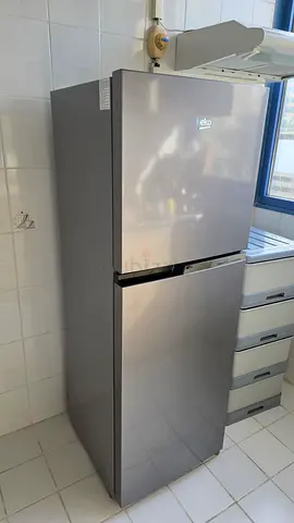 Beko Silver Double Door Refrigerator