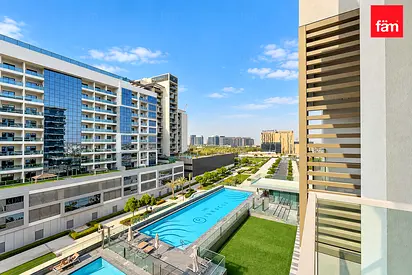 Fully Furnished | Bright | Pool View | 2 Balconies