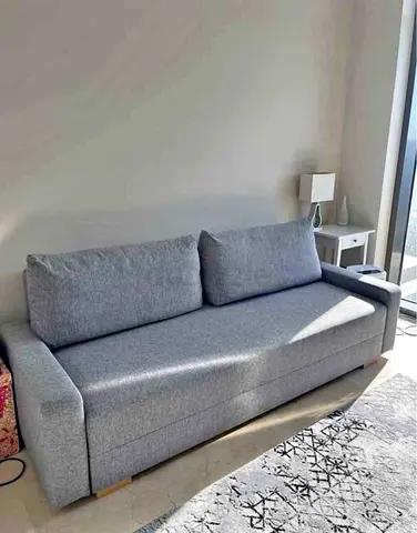 Sofa bed with storage IKEA gray