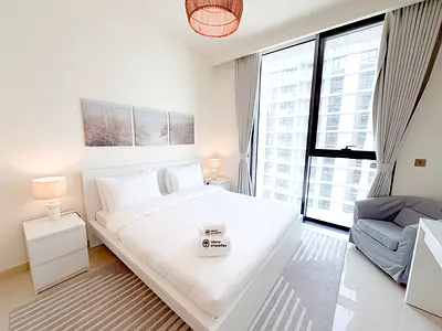 Stylish 1BR in Bay Residences | Ocean Views | High floor
