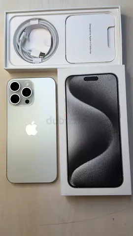 Iphone 15 promax 256gb White titanium