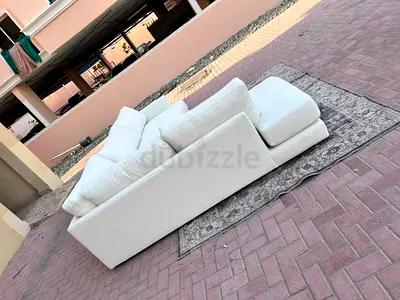 Selling in excellent Condition West Elm Haven L Shape Sofa Beige
