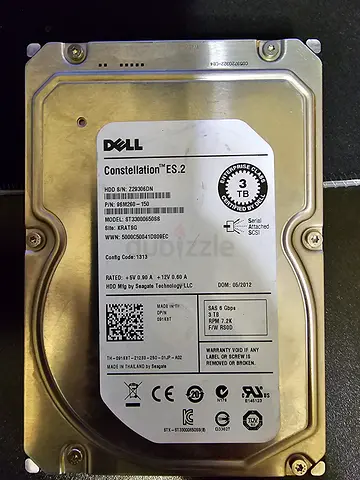 3TB - Dell HDD - SAS