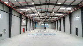 Industrial Yard with Warehouse for Rent in Al Sajaa | 29,000 Sq Ft | 18,000 Sq Ft Warehouse | 230 kW