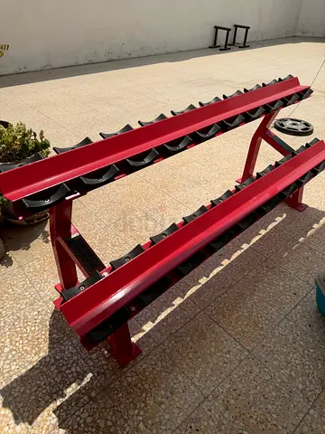 Professional Heavy Duty Two-Tier Dumbbell Storage Rack