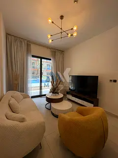 Furnished 2BR Apartment | Pool View | Binghatti Rose JVC