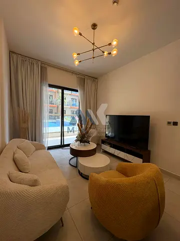 Furnished 2BR Apartment | Pool View | Binghatti Rose JVC