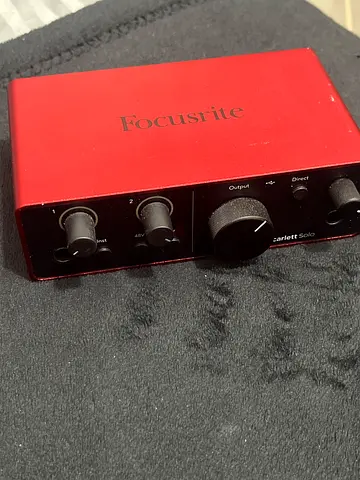 Focusrite Scarlett Solo 4th Gen USB Audio Interface