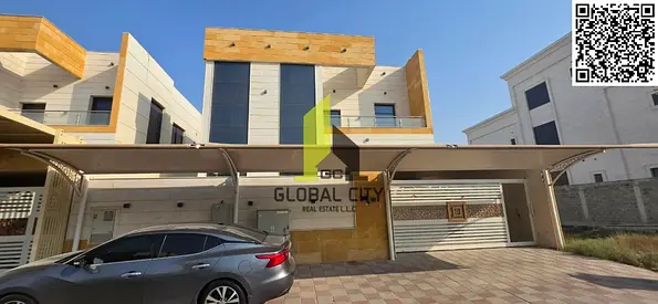 5 MASTER BEDROOM , SEMI FURNISHED STAND ALONE VILLA FOR SALE IN ZAHYA , AJMAN , BEHIND MAIN ROAD , TOTAL PLOT AREA SQ FT 3,014 , WATER , ELECTRIC CONN