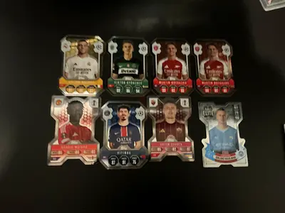 Assorted Football Trading Cards - Players Collection (8 cards)