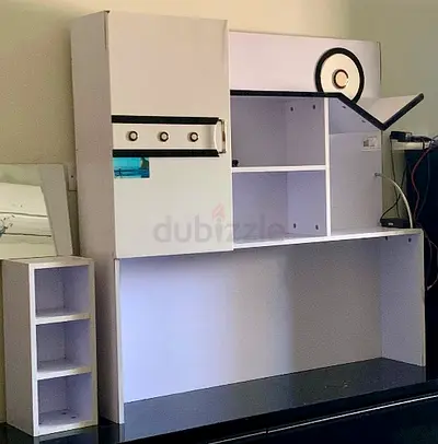 Stylish White Storage Cabinet with Unique Design