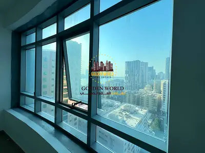 2BR apartment in Al Majaz 2 with free AC, 2 bathrooms, laundry room, free gym and pool.