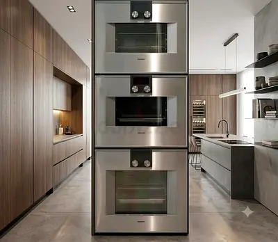 Gaggenau Series 400 Built-In Oven, Microwave & Steamer Set – 60cm | Exclusive Integrated Collection