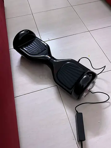 Used Black Self-Balancing Hoverboard with Charger - Good Condition
