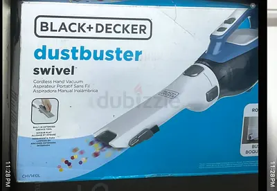 BLACK+DECKER Dustbuster Swivel Cordless Hand Vacuum (16V Max / 1410L) – Lightweight & Powerful